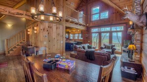 Cabin, 5 Bedrooms | Living room - Chestnut Lodge by Escape to Blue Ridge (Morganton)