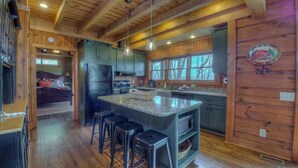 Cabin, 5 Bedrooms | Private kitchen - Chestnut Lodge by Escape to Blue Ridge (Morganton)