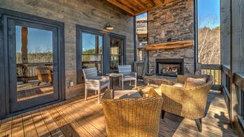 Cabin, 3 Bedrooms | Balcony