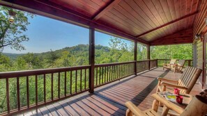 Cabin, 3 Bedrooms | Balcony - Dancing Bear by Escape to Blue Ridge (Morganton)