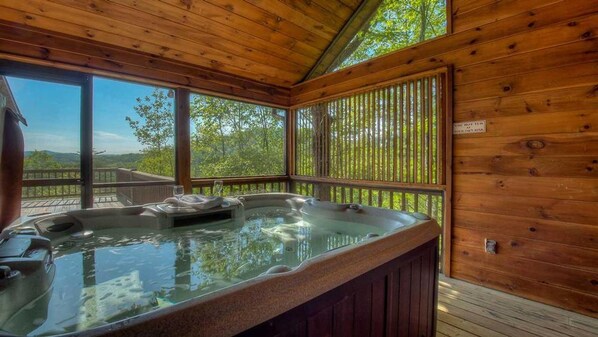 Cabin, 3 Bedrooms | Spa - Dancing Bear by Escape to Blue Ridge (Morganton)