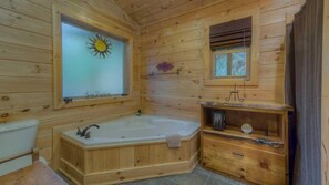Cabin, 4 Bedrooms | Bathroom | Hair dryer, towels - Colby's Cabin by Escape to Blue Ridge (Blue Ridge)