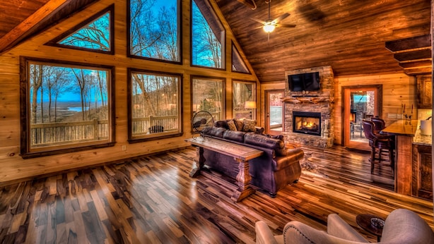 Cabin, 4 Bedrooms | Living room - Aska Easy Day by Escape to Blue Ridge (Blue Ridge)