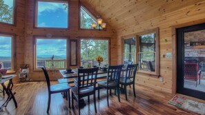 Cabin, 4 Bedrooms | Private kitchen | Fridge, microwave, stovetop, dishwasher