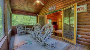 Cabin, 2 Bedrooms | Terrace/patio