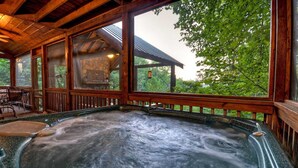 Cabin, 3 Bedrooms | Spa - Above It All by Escape to Blue Ridge (Blue Ridge)