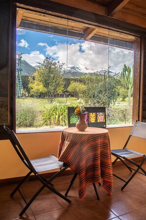 Uitzicht vanuit accommodatie