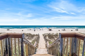 On the beach
