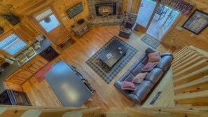 Cabaña, 3 habitaciones | Sala de estar