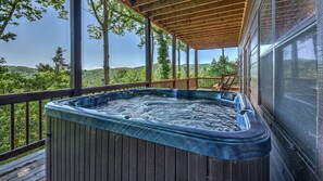 Baignoire à remous extérieure