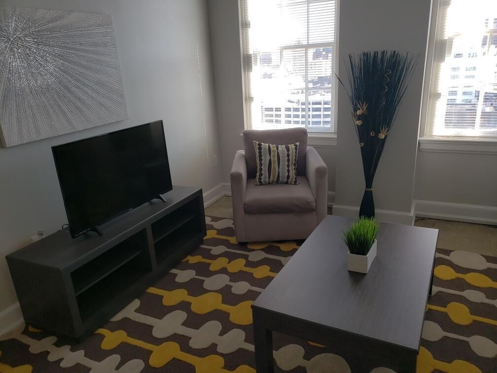 Apartment, 1 Bedroom | Living area