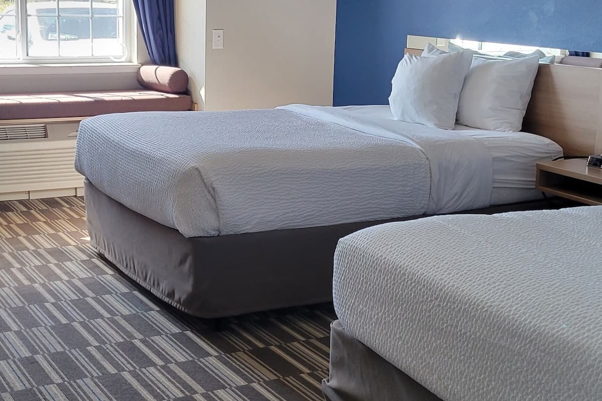 room, 2 queen beds, accessible, non smoking (mobility) | desk, iron/ironing board, free wifi, bed sheets