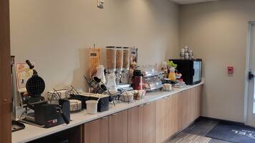 Dagelijks ontbijt voor onderweg inbegrepen