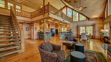 Kabin, 4 kamar tidur | Ruang keluarga