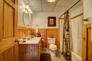 Cabin, 3 Bedrooms | Bathroom - My Mountain Lookout by Escape to Blue Ridge (Morganton)