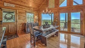 Dining room - Mountain View Lodge by Escape to Blue Ridge (Blue Ridge)