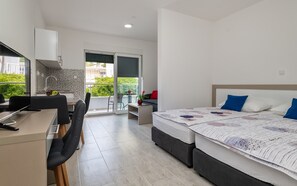 Studio, Partial Sea View | View from room - Villa Lajna (Neum)