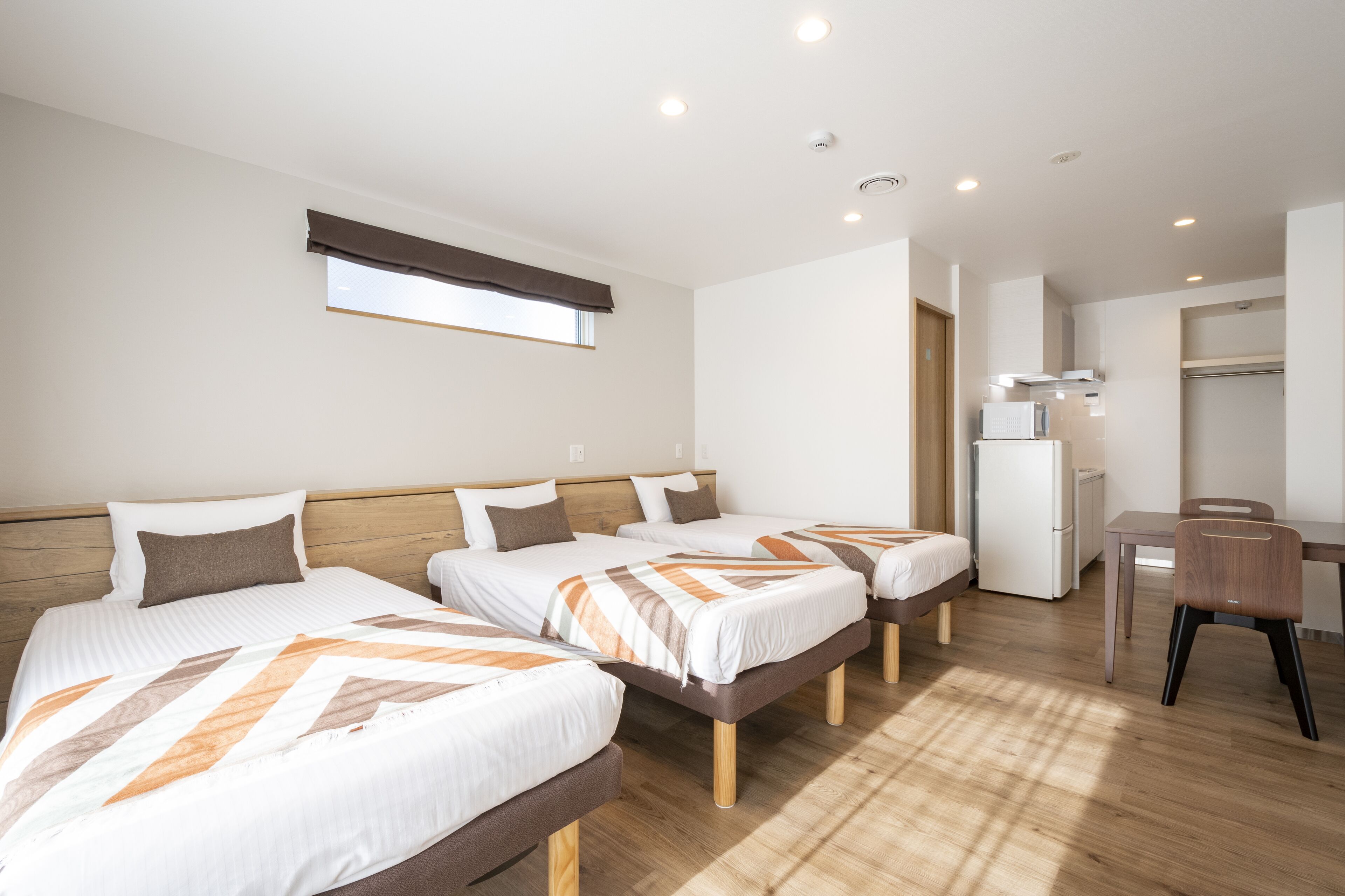 deluxe triple room | desk, laptop workspace, soundproofing, free wifi