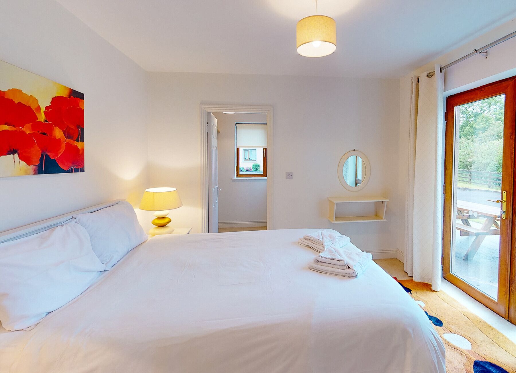 3 habitaciones y ropa de cama 