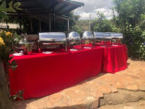 Frokostbuffé er inkludert hver dag