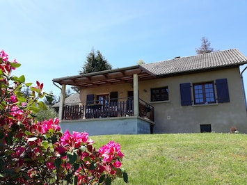 La maison et sa terrasse couverte