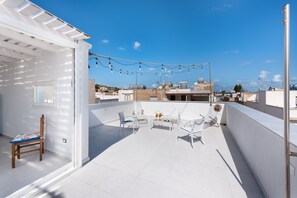 Apartamento, 2 habitaciones, terraza, vistas al mar (Casa Marina) | Terraza o patio