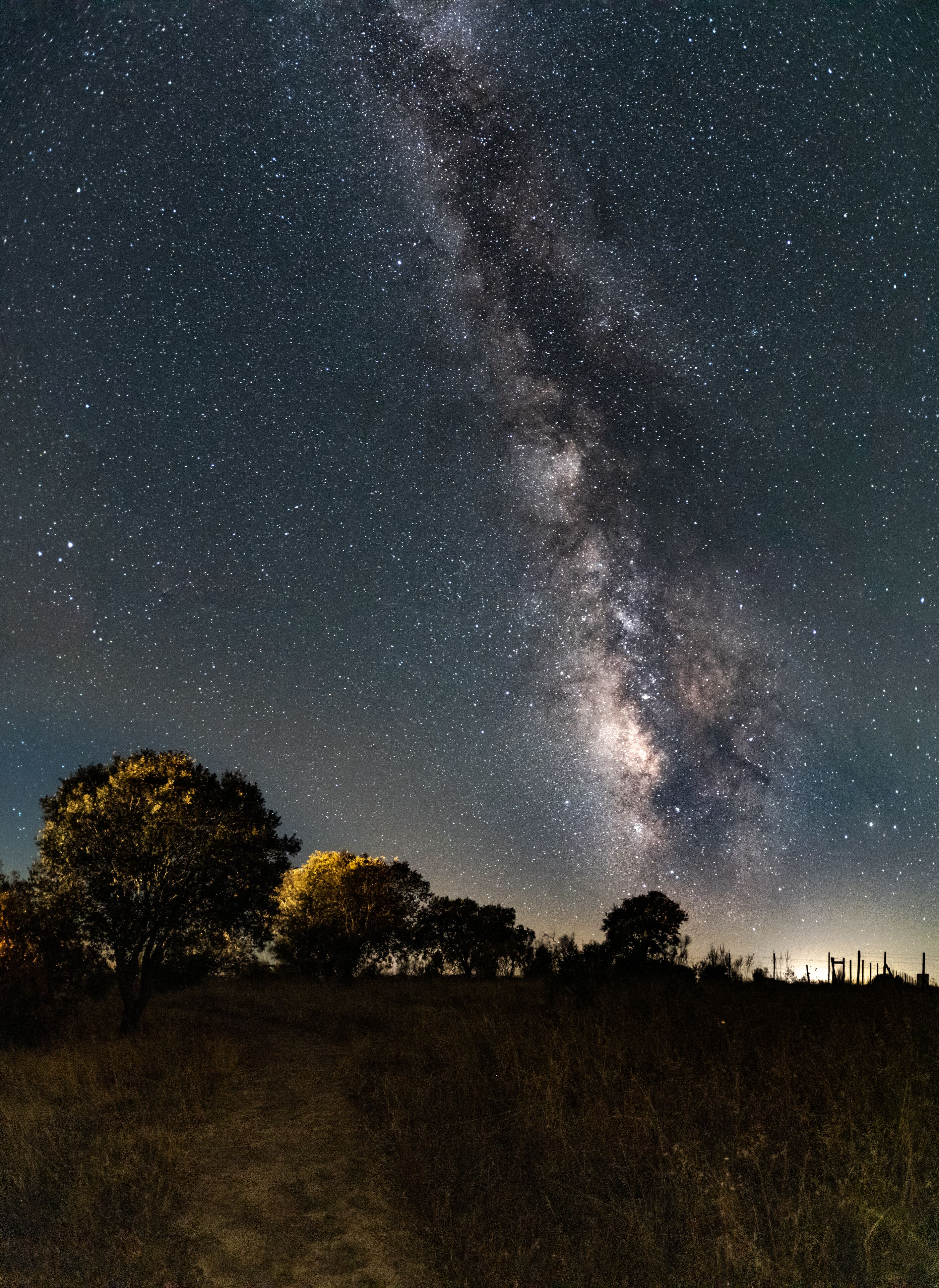 A night sky filled with stars and the Milky Way.
