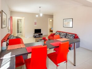 Dining - Pleasant Apartment in N. Irakleitsa With Garden (Pangaio)