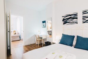 4 habitaciones, tabla de planchar con plancha y wifi gratis
