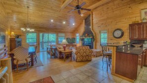 Interior - Pure Pleasure on the Lake by Escape to Blue Ridge (Blairsville)