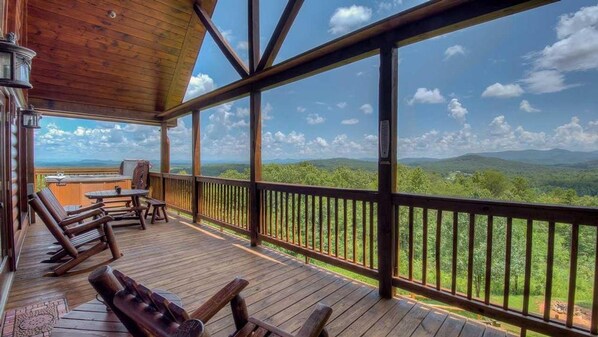 Cabin, 5 Bedrooms | Balcony - Panoramic Grace by Escape to Blue Ridge (Blue Ridge)