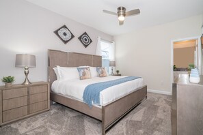 5 bedrooms, iron/ironing board, free WiFi, bed sheets