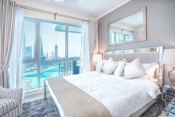 Deluxe Apartment, 4 Bedrooms | 4 bedrooms, individually decorated, individually furnished - Elite Royal Apartment - Burj Khalifa & Fountain view - Diamond (Dubai)