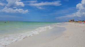 On the beach