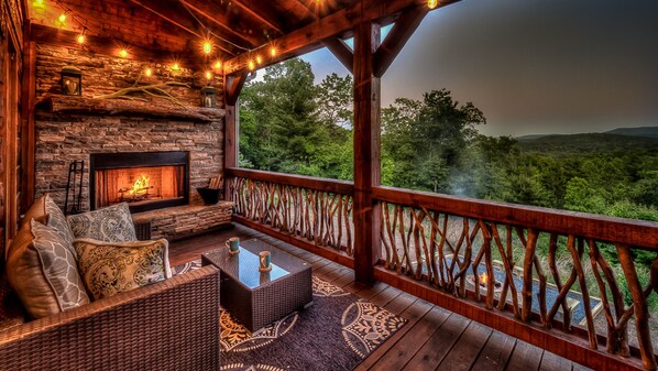 Cabin, 3 Bedrooms | Balcony - Wolfs Den by Escape to Blue Ridge (Blue Ridge)