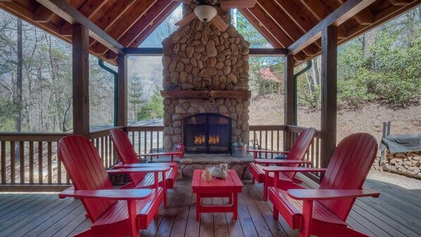 Cabin, 3 Bedrooms | Balcony