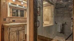 Cabin, 3 Bedrooms | Bathroom - Secluded Serenity by Escape to Blue Ridge (Morganton)