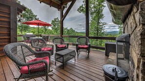 Terrace/patio - Secluded Serenity by Escape to Blue Ridge (Morganton)