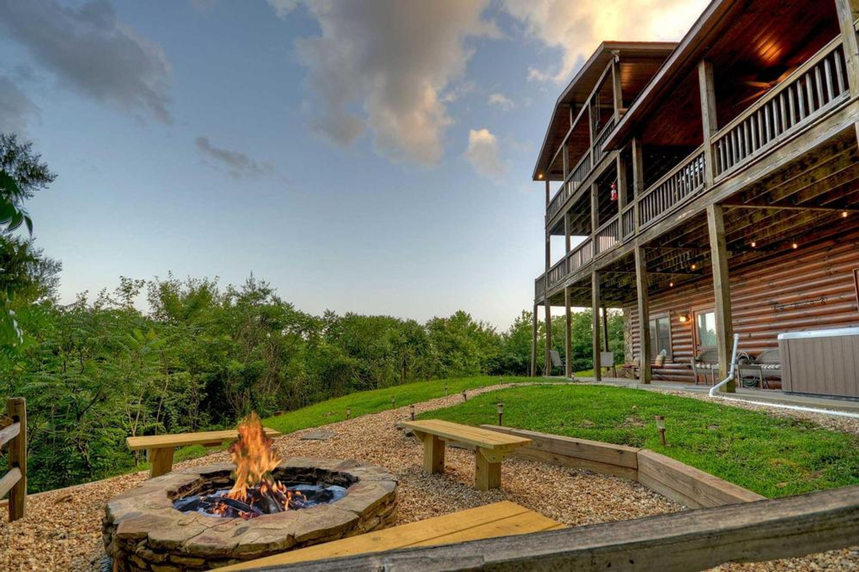 Cabaña, 3 habitaciones | Terraza o patio