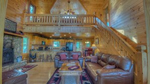 Ferienhütte, 2 Schlafzimmer | Wohnzimmer