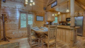 Cabin, 3 Bedrooms | Private kitchen - Sweet Seclusion by Escape to Blue Ridge (Morganton)