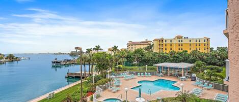 Una piscina climatizada