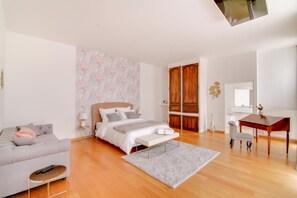 Premium bedding, memory foam beds, individually decorated