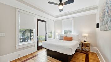 Apartment A | 3 bedrooms, premium bedding, memory-foam beds, iron/ironing board