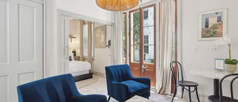 1 habitación y ropa de cama de alta calidad