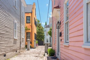 Property entrance - Tranquility with Garden & Heated Pool near King Street (Charleston)