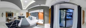 Luxury Master Suite, Kitchen & Living Room