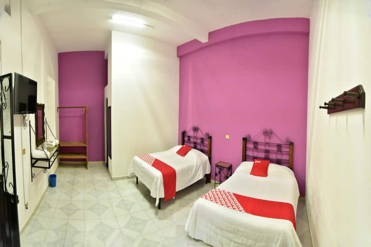 Standard Room, 2 Double Beds | Desk, iron/ironing board, free WiFi, bed sheets