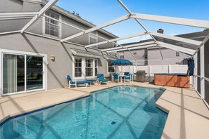 Indoor pool, a heated pool