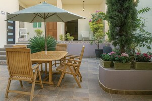 Área externa para banquete